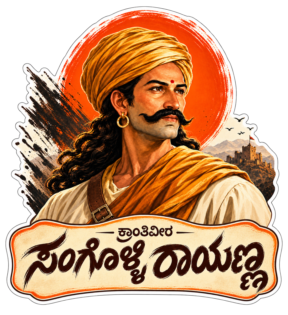Krantiveera SANGOLLI RAYANNA  sticker